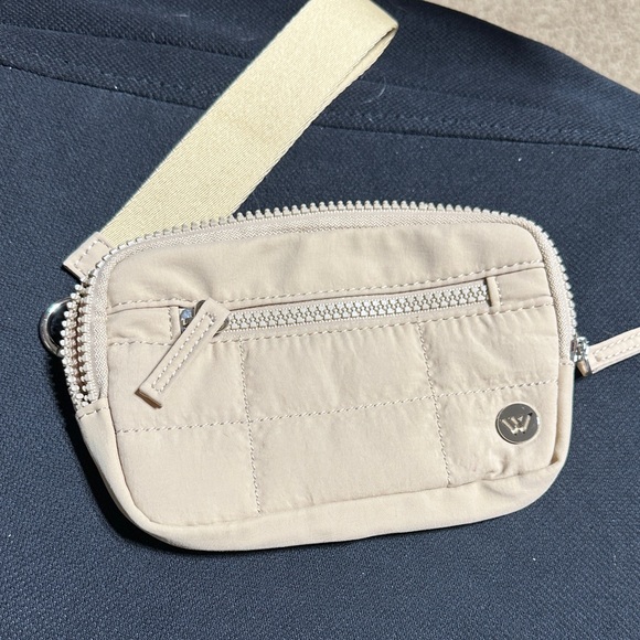 Beige Wristlet Clutch - Picture 1 of 3